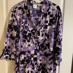 Women’s blouse. Size 2x 3/4 sleeve